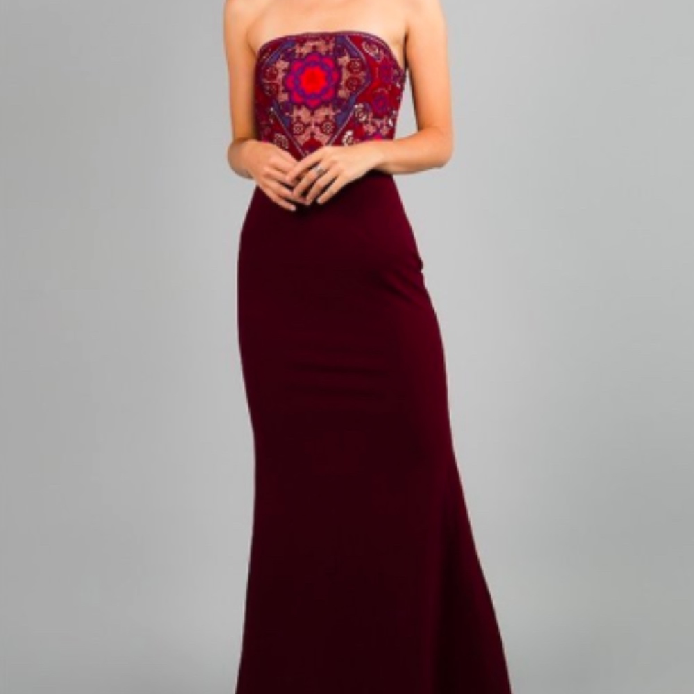 Laced Bodice Maxi Dress